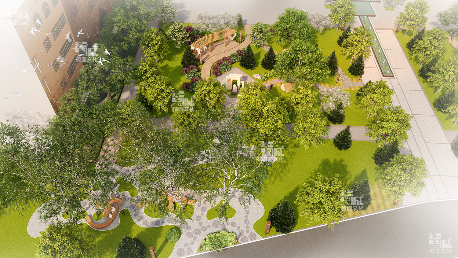 校园绿地策划设计