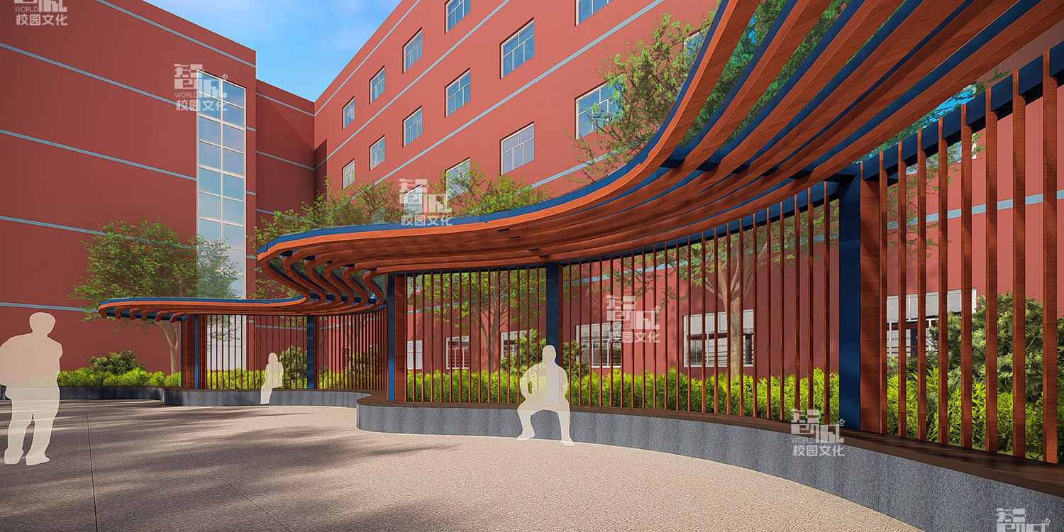 济宁职业技术学院校园景观建设设计效果图