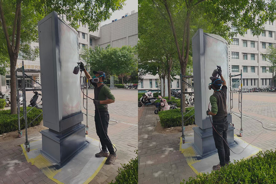 校园导视系统维护场景 校园导视系统维护场景